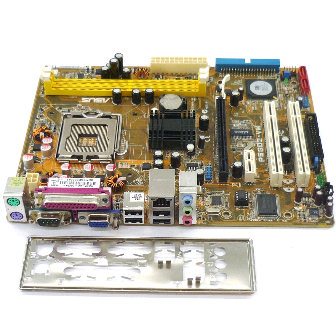 Mainboard ASUS P5SD2-VM Rev.1.02G mATX Sockel 775 DDR2 PCi PCi-e ~mit ...